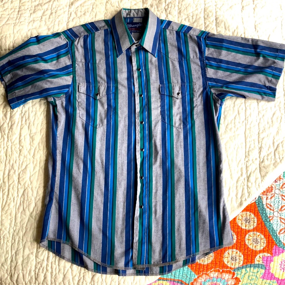 Wrangler vintage snap shirt